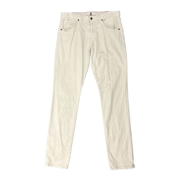 Johnnie-o Pants Mens 35 Stone 5 Pocket Hugo Tour Skinny Leg Preppy Stretch Chino - Picture 1 of 14